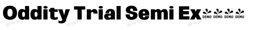 Oddity Trial Semi Ex字体转换